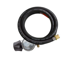 Gasmate PVC Hose & Regulator - 1500mm (LCC27 TO 5/8" UNF (3/8" SAE))