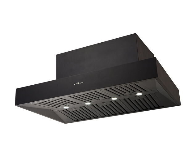 Schweigen Silent Black BBQ Alfresco Rangehood 1200mm 3200M³/hr Single Motor, , hi-res