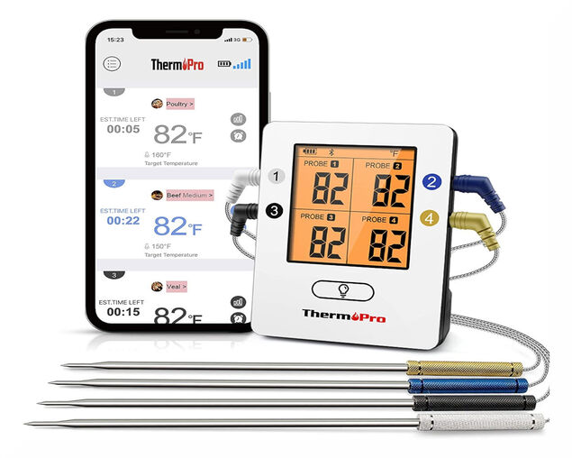 Buy ThermoPro TP25 Multi Probe Meat Thermometer at Barbeques Galore.