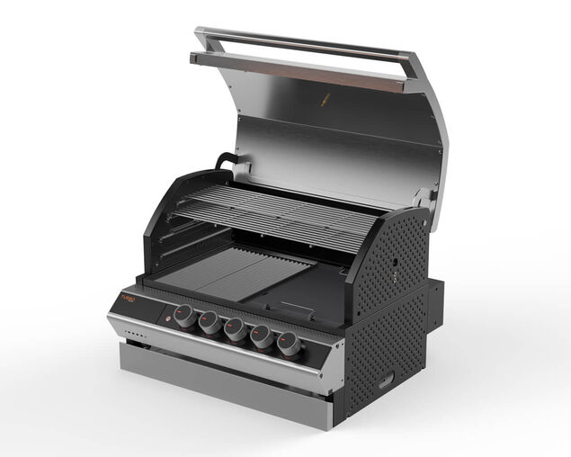 Ziegler & Brown Turbo Elite 5 Burner Build In BBQ (T Series)  (Table-Top without Brackets), , hi-res