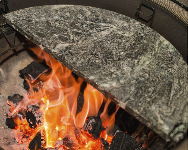 Kamado Joe Half Moon Soapstone for Big Joe Series I & II, , hi-res