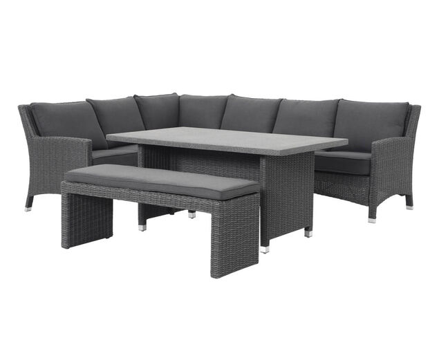 Avalon 4 Piece Corner Low Dining Setting, , hi-res