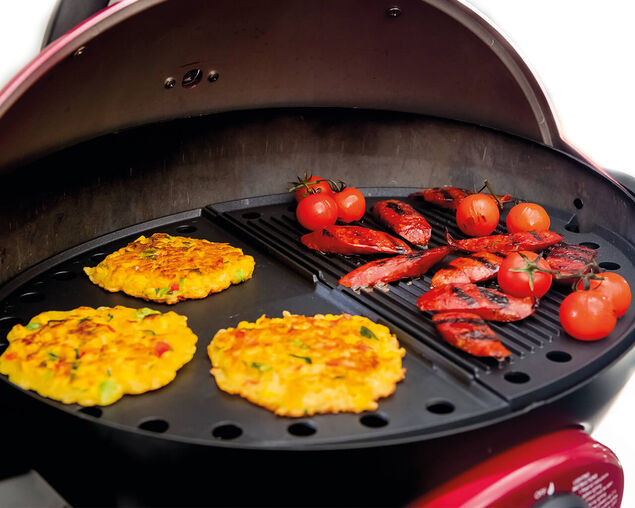 Ziegler & Brown Single Burner Portable Grill Reversible Aluminium Half Hotplate, , hi-res