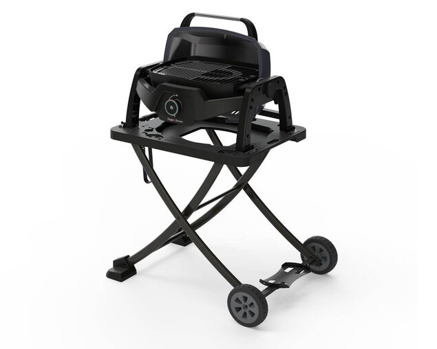 Ziggy Elite Nomad Single Burner Flame Failure BBQ plus Cart Bundle - Gunmetal Grey, , hi-res