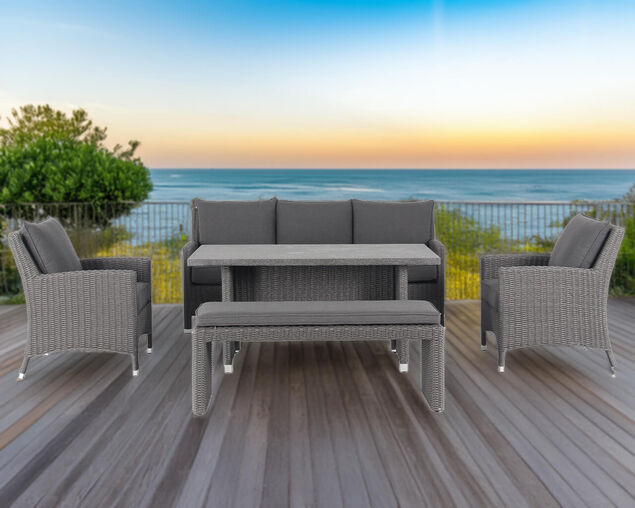 Avalon 5 Piece Low Dining Setting, , hi-res