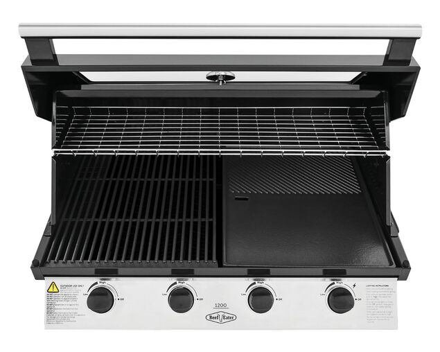 BeefEater 1200 Series 4 Burner Build In BBQ, , hi-res