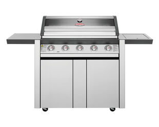 BeefEater 1600 Series - 5 Burner Stainless Steel BBQ With Side Burner (Silver)