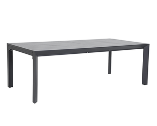 Jette Dining Extension Table 220-340cm  (Gunmetal Grey)
