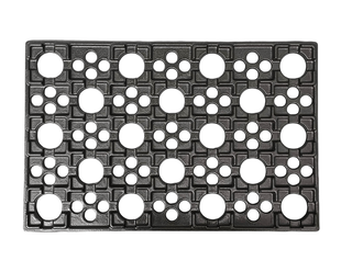 Vitreous Enamel Cast Iron Rock Tray Holder 18 Piece - 300 x 450mm