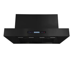 Excelsior Black Wall Mounted BBQ Rangehood - 1200 x 800mm