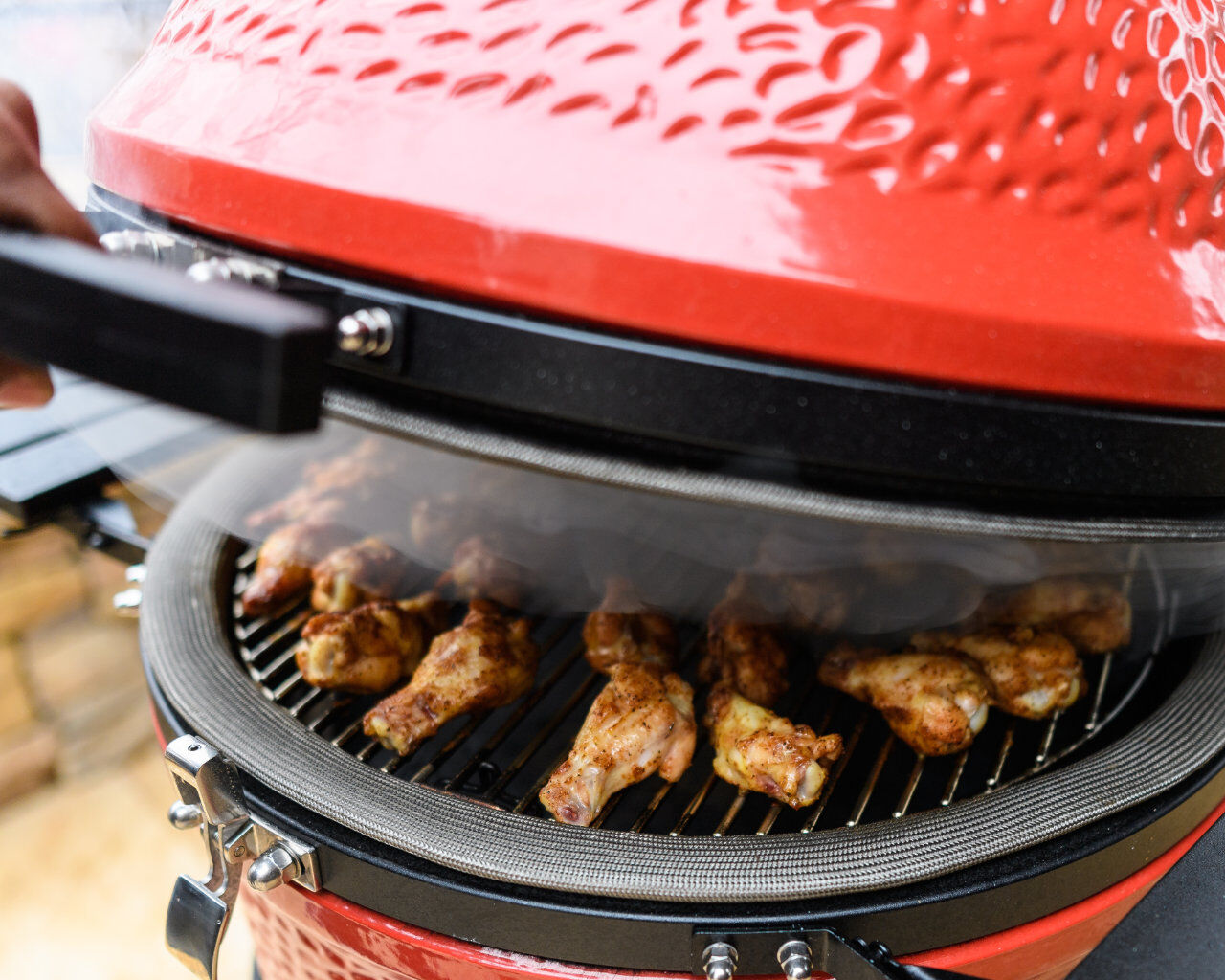 Buy Kamado Joe Classic Joe BBQ On Cart Series II at Barbeques Galore
