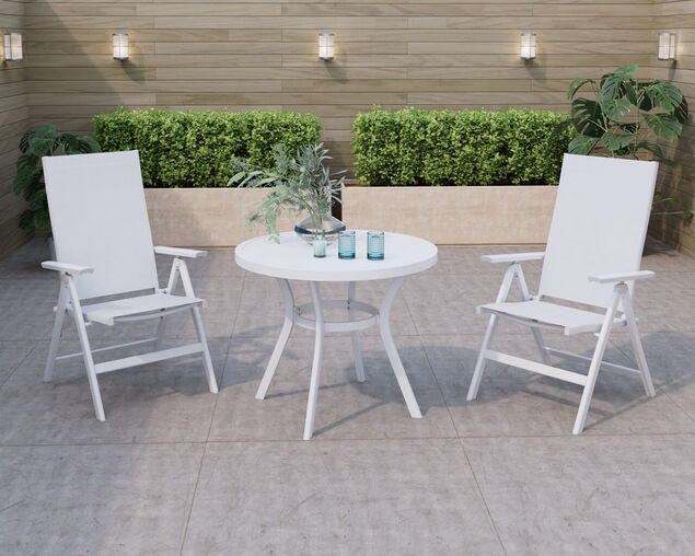 Frankie-Jette 3 Piece Chat Setting - Bone, , hi-res image number null