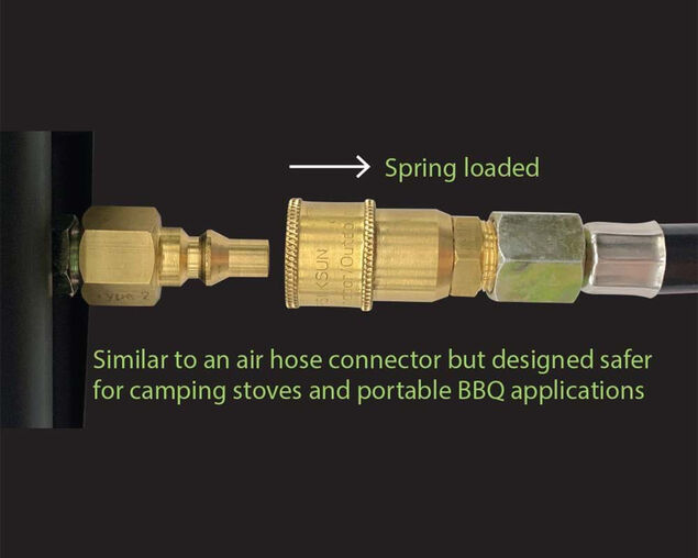 Gasmate 3/8 SAE Quick Connect Fitting, , hi-res