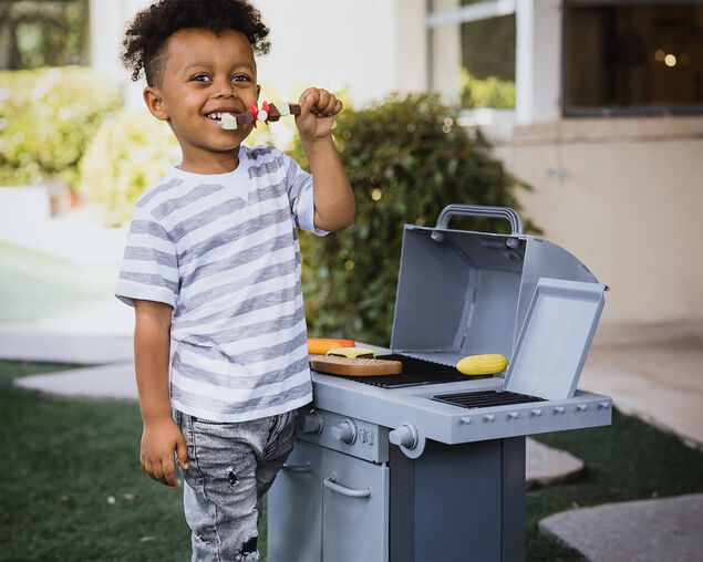 CharBroil Kids Pretend Play Toy BBQ Set, , hi-res