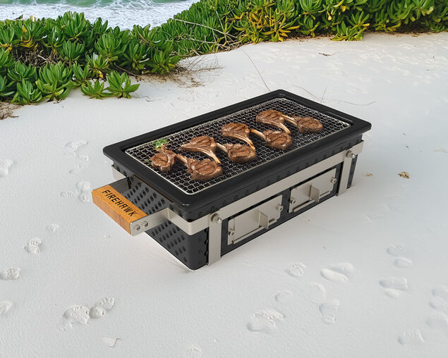 Firehawk Hibachi Tabletop Grill, , hi-res