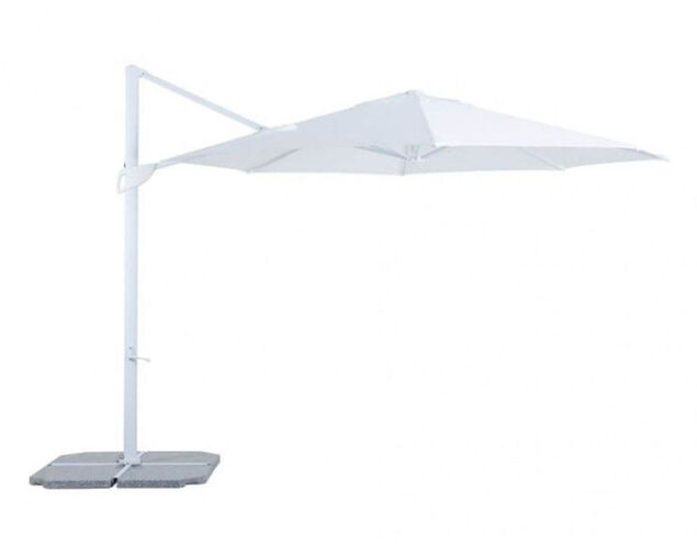 Hampton 3.3m Octagonal Cantilever Umbrella White, , hi-res image number null