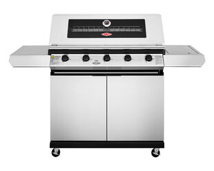 BeefEater 1200 Series - 5 Burner Stainless Steel BBQ With Side Burner