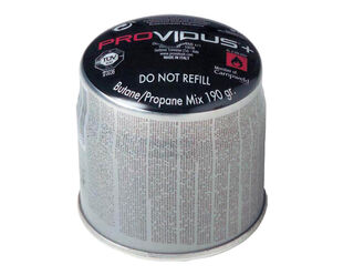 Providus Pierceable Butane Gas Cartridge - 190g
