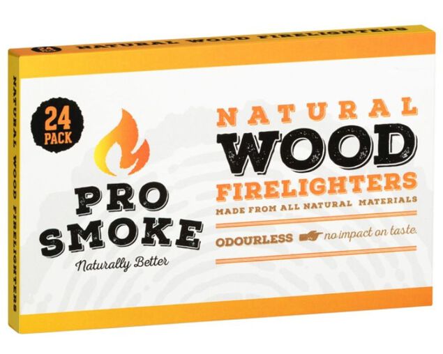 Pro Smoke Wooden Fire Lighters 24pk, , hi-res image number null