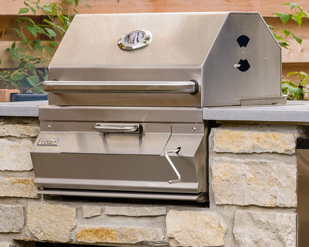 Fire Magic Built-in Charcoal BBQ 610mm, , hi-res