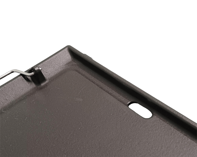 Turbo Matte Vitreous Enamel Cast Iron Hotplate - 250 x 485mm (10"), , hi-res
