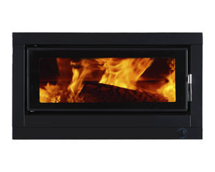 Norseman Aura Insert Wood Heater - Metallic Black