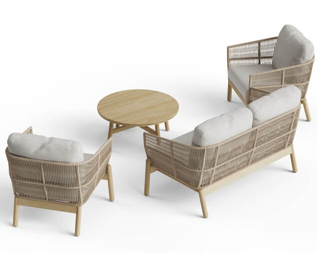 Lanai 4 Piece Lounge Setting, , hi-res