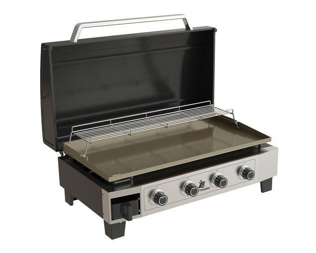 Beefmaster Griddle 4 Burner Flat Top BBQ on Cart, , hi-res