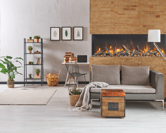 Amantii Smart 72" 3 sided glass electric fireplace Built-in only, , hi-res