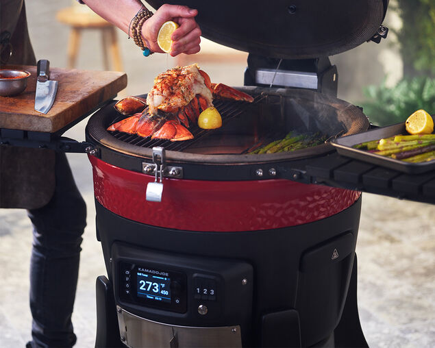 Kamado Joe Konnected Joe Digital Charcoal BBQ and Smoker, , hi-res