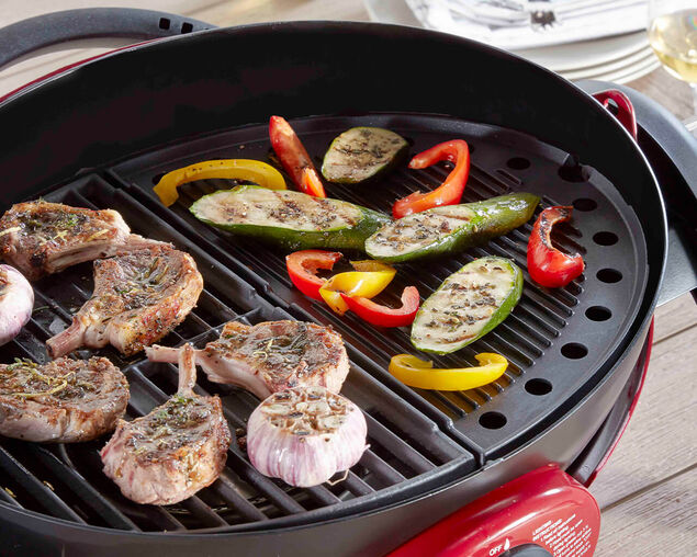 Ziegler & Brown Single Burner Portable Grill Reversible Aluminium Half Hotplate, , hi-res