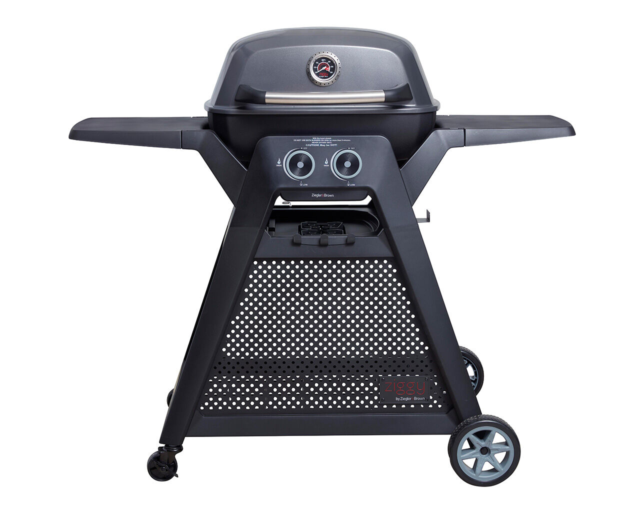 Ziggy Elite Twin Grill LPG BBQ On Cart