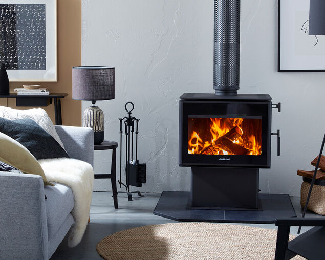 Austwood Thredbo Freestanding Wood Heater, , hi-res