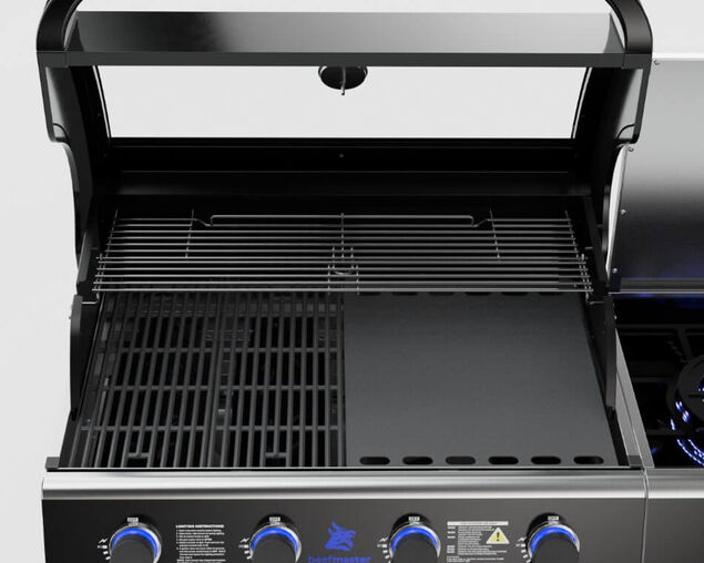 Beefmaster Premium 4 Burner Outdoor Kitchen with Range, Sink & Bench on Classic Carts, , hi-res