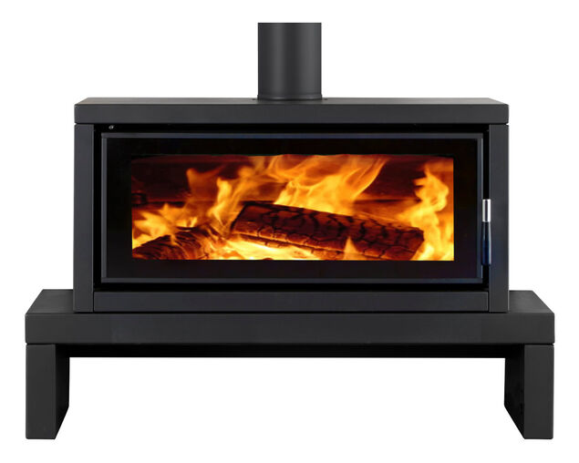 Norseman Aura Freestanding Wood Heater with Bench, , hi-res