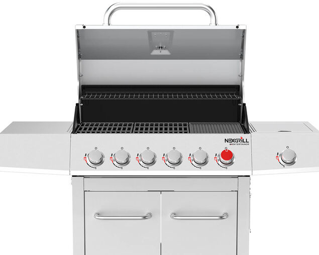 Nexgrill Entertainer 6 Burner BBQ with Sear Zone and Side Burner, , hi-res