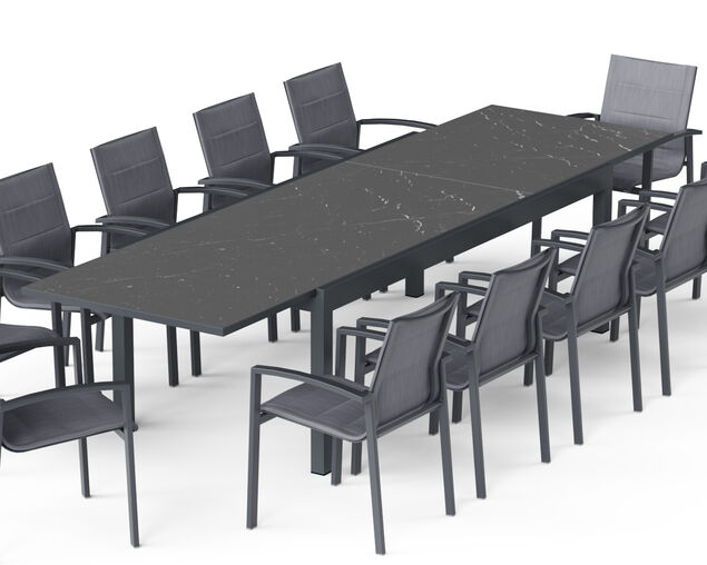 Boston-Sinta 13-Piece Extension Dining Setting, , hi-res