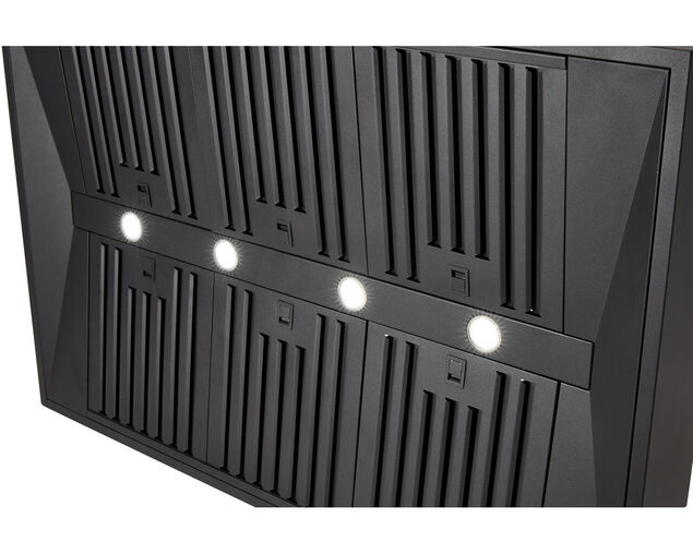 Schweigen Black BBQ Alfresco Rangehood 1200mm (Non Silent) 3000M³/hr Twin Motors, , hi-res