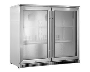 Ziegler & Brown Outdoor Bar Fridge - 2 Door Triple Glazed