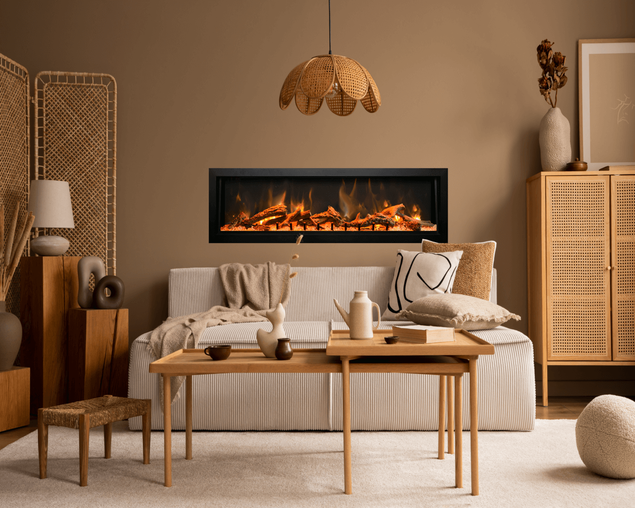 Amantii Smart 50" Electric Deep Built-in only comes with optional black steel surround, , hi-res