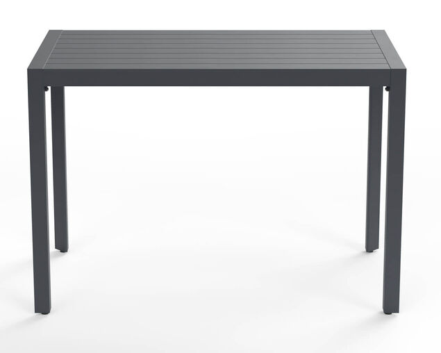 Jette Bar Table 145cm (Gunmetal Grey), Gunmetal Grey, hi-res