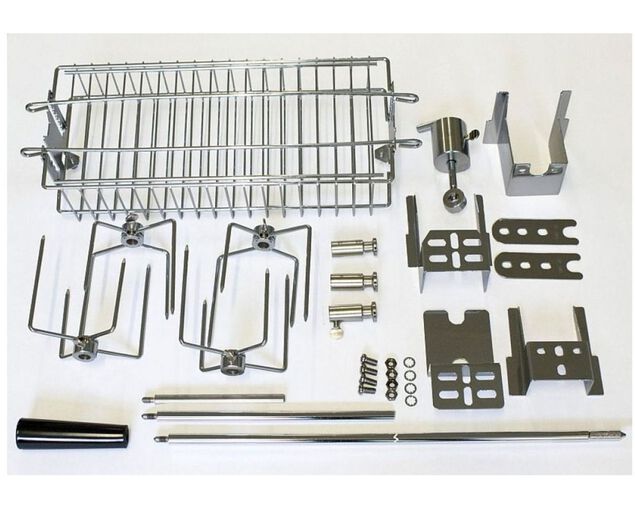 Turbo Stainless Steel Rotisserie Kit NO MOTOR, , hi-res image number null