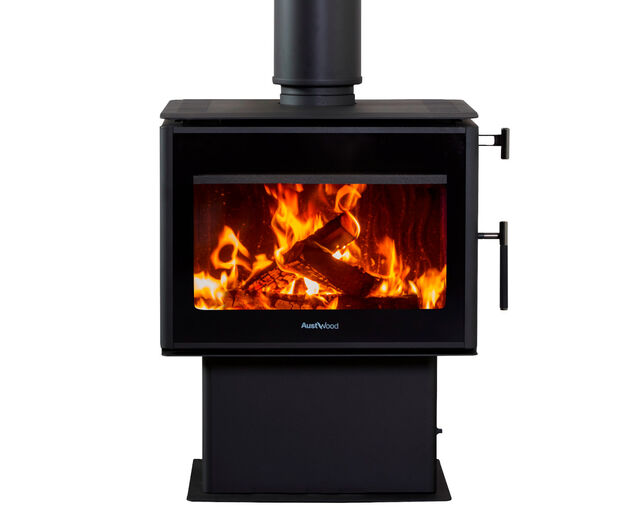 Austwood Hotham Freestanding Wood Heater, , hi-res