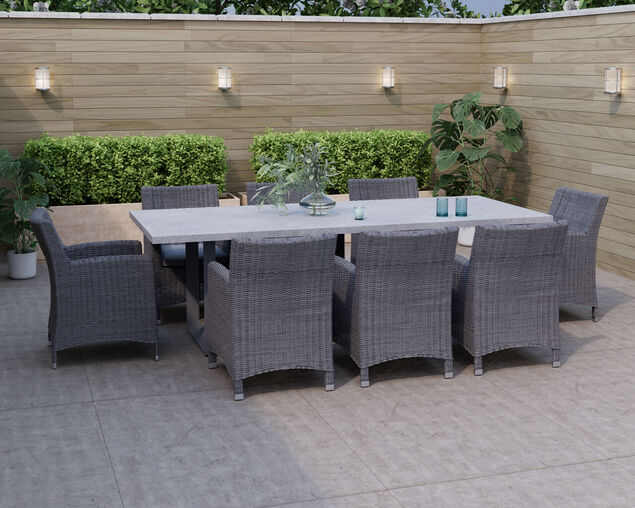 Avalon Tub 9 Piece Dining Setting, , hi-res