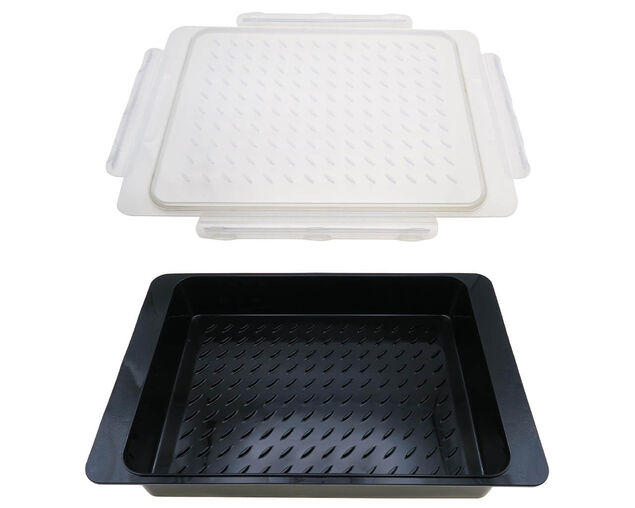 Pro Grill Marinade Tray with Lid, , hi-res