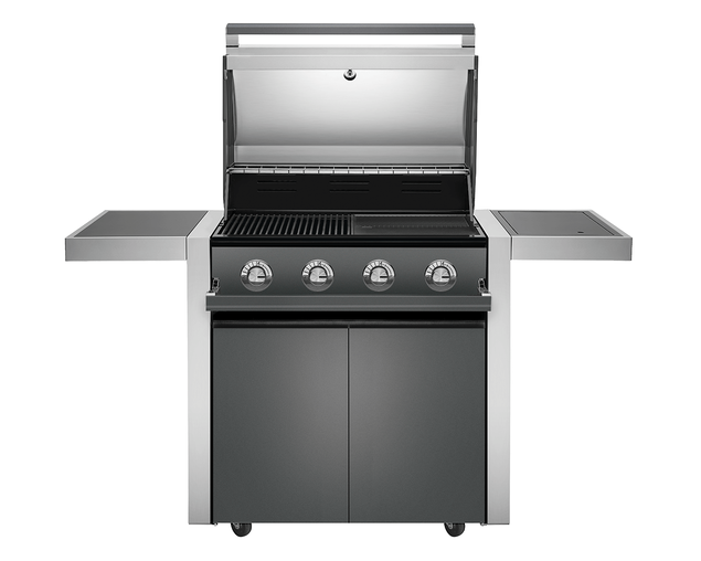 BeefEater 1700 Series - 4 Burner BBQ With Side Burner, , hi-res