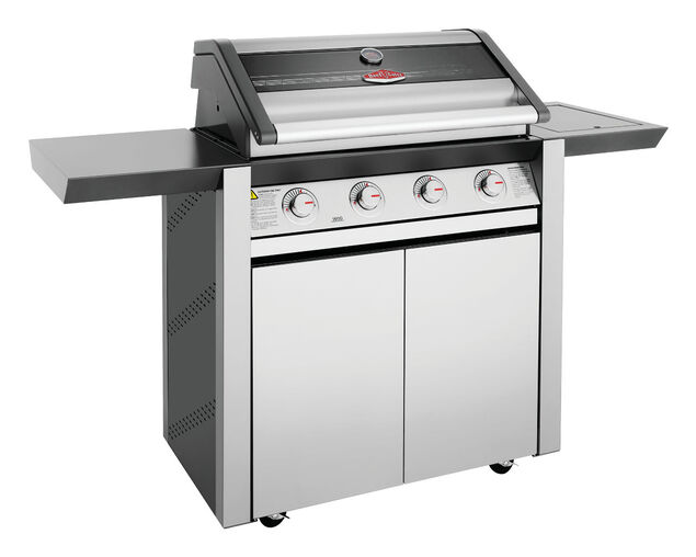 BeefEater 1600 Series - 4 Burner Stainless Steel BBQ With Side Burner (Silver), , hi-res