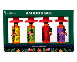 El Cocinero Amigo Chilli Oils 4 Pack
