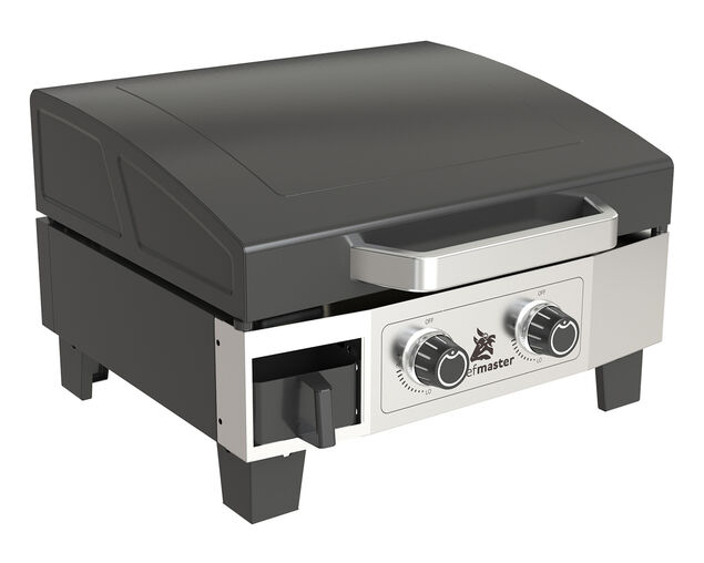 Beefmaster Griddle 2 Burner Flat Top BBQ on Cart, , hi-res