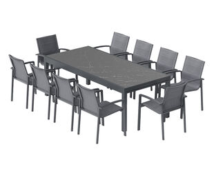 Boston-Sinta 11 Piece Extension Dining Setting